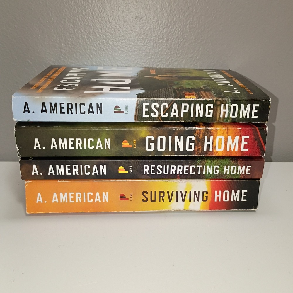 A American The Survivalist Series 4 Book Lot Books 1-3 & 5 Post Apocalyptic